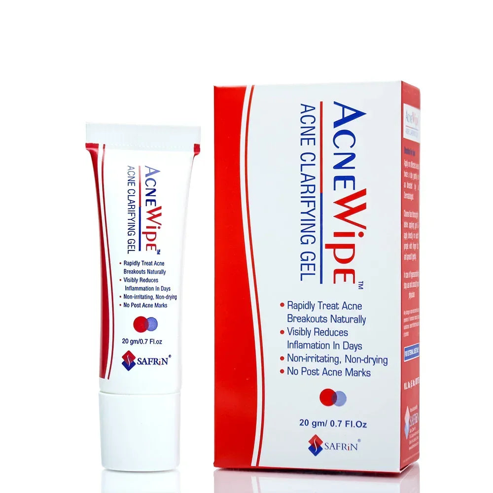 ACNEWIPE Acne Clarifying Gel 20ml with box - Safrin Skin Care