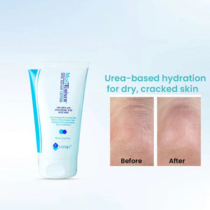 Safrin Moisturizer Skin Repair Lotion for dry, cracked skin with before and after results