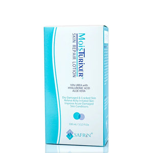 MOISTURIXER Skin Repair Urea Lotion 10% box - Safrin Skin Care
