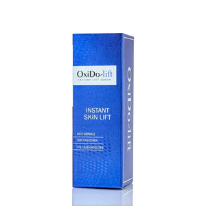 OxiDo-lift Instant Skin Lift Serum box by Safrin Skin Care, anti-wrinkle collagen booster