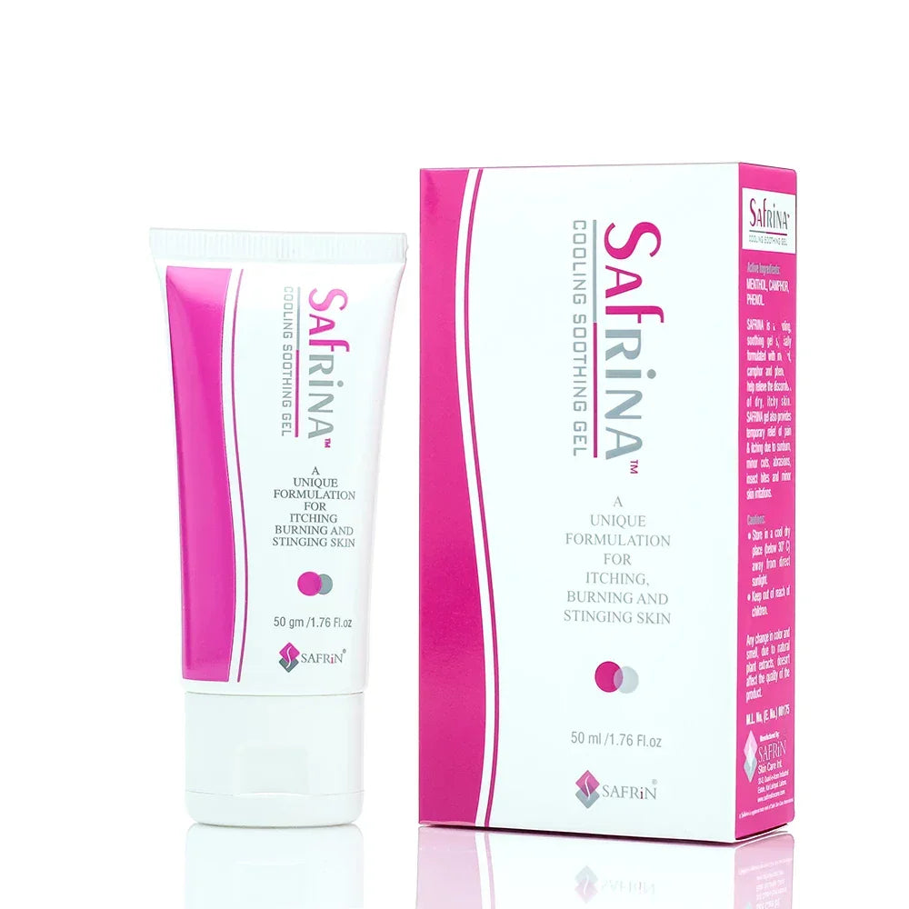 SAFRINA Cooling Soothing Gel 50ml with box - Safrin Skin Care