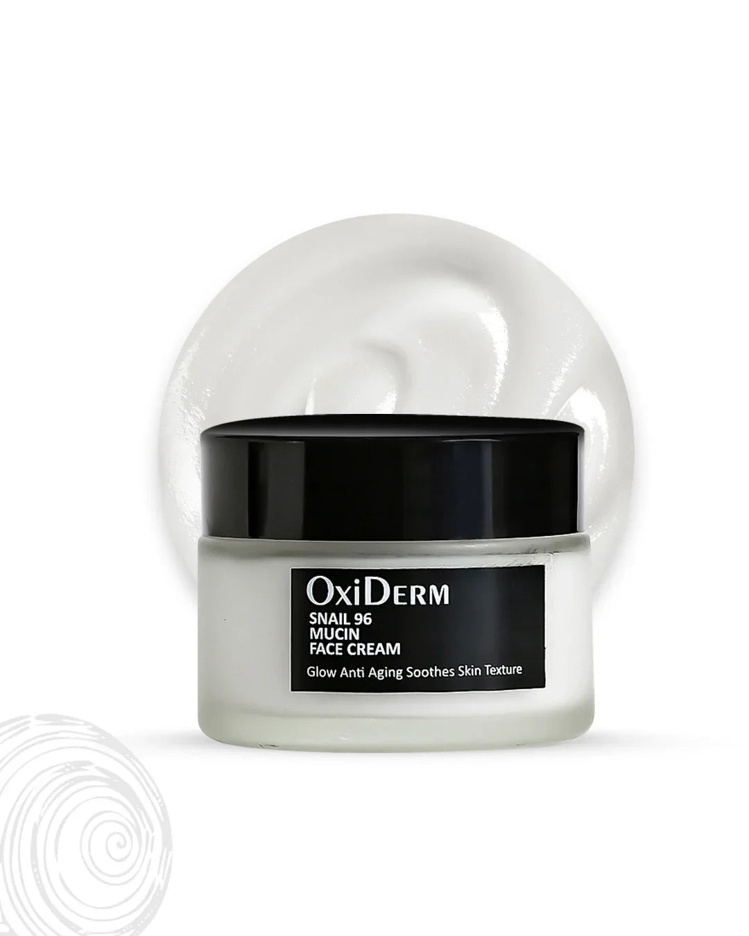 White jar OxiDerm Snail 96 Mucin face cream 50gm Korean hydrating moisturizer Safrin