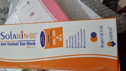 SOLARIN 60 Anti Oxidant Sunblock 30gm photo review